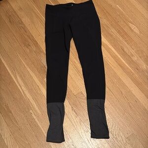 Athleta Black & Heather Grey Leggings